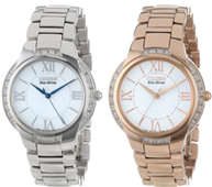 Choice Of Citizens Women's Ciena Eco-Drive Silver or Rose Gold Tone Watch