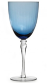 Ashton Blue Wine Goblet, Set of 4