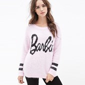 Eyelash-Knit Barbie Sweater